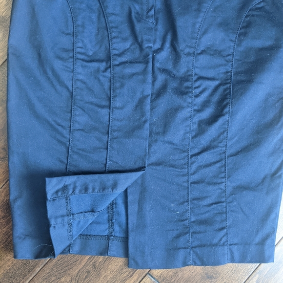 Navy Blue Pencil Skirt - Picture 2 of 3